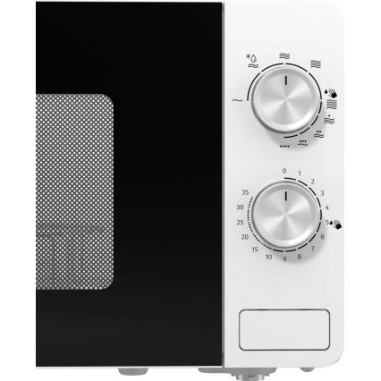 GORENJE MO20E2W - Mikrowelle mit Grill, 800 W/230 V, 20 l, weiß