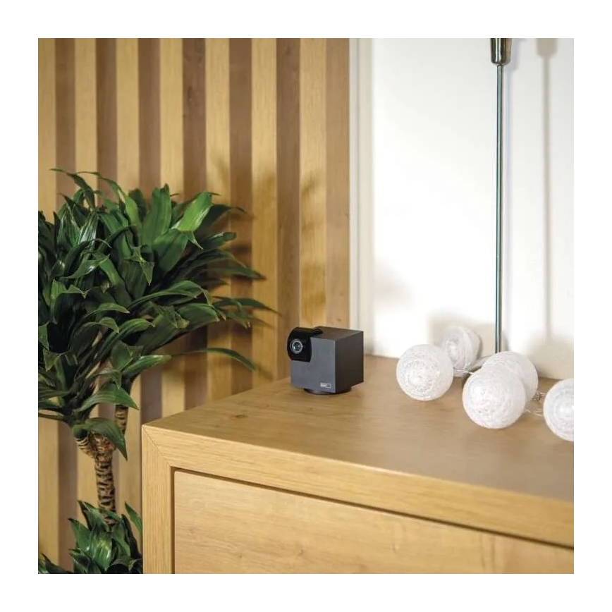 Intelligente drehbare Innenkamera mit Bewegungssensor GoSmart 5V Wi-Fi Tuya schwarz