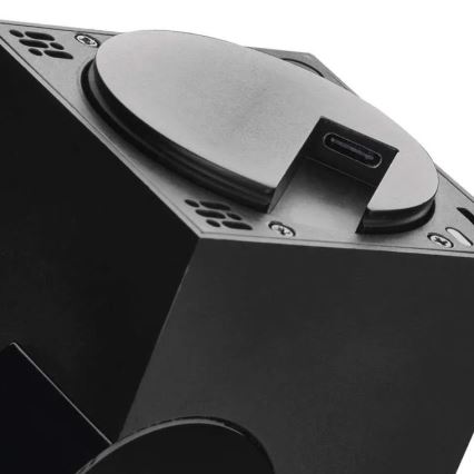 Intelligente drehbare Innenkamera mit Bewegungssensor GoSmart 5V Wi-Fi Tuya schwarz