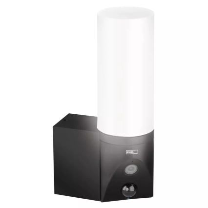 LED Smart Außenkamera mit Licht GoSmart LED/12W/230V 3200K IP65 Wi-Fi Tuya Schwarz