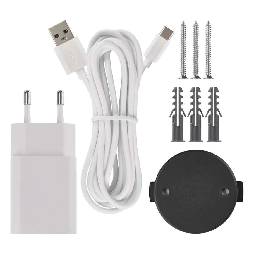 Intelligente Innen-Drehkamera mit Bewegungssensor GoSmart 5V Wi-Fi Tuya Weiß