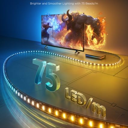 Govee - AI Sync Box 2 Smart-TV RGBICW Hintergrundbeleuchtung 55-65 Wi-Fi