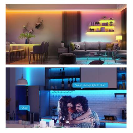 Govee - dimmbarer LED-RGB-Streifen SMART LED/36W/24V 10 m Wi-Fi