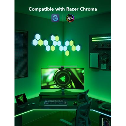 Govee - Dreamview G1 Smart LED RGBIC Monitorbeleuchtung 27-34" Wi-Fi
