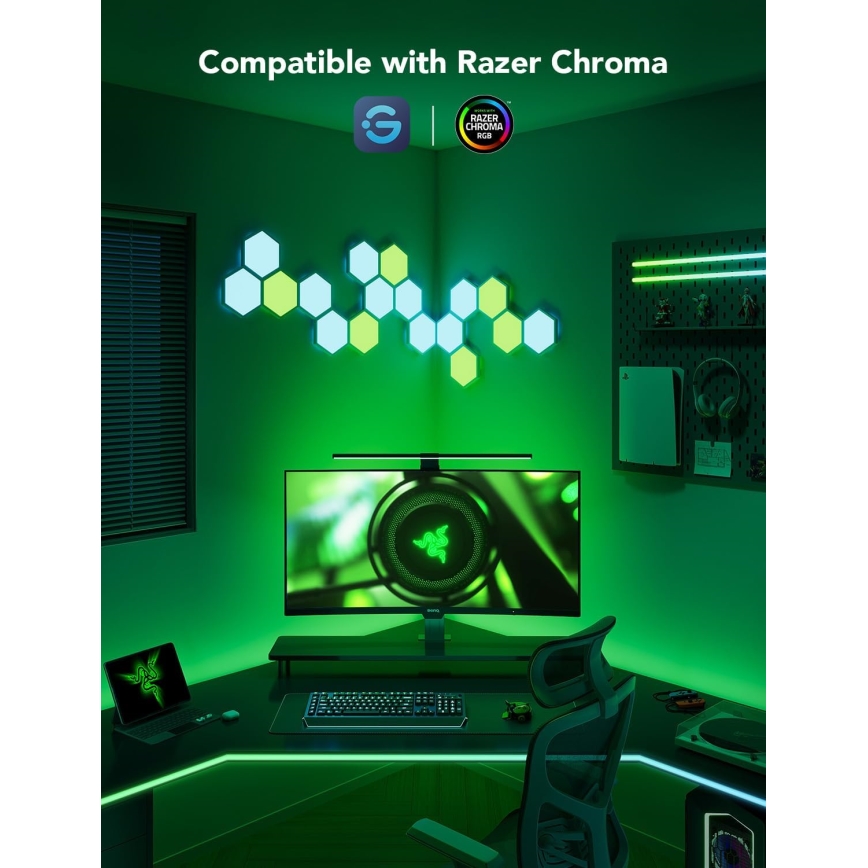 Govee - Dreamview G1 Smart LED RGBIC Monitorbeleuchtung 27-34" Wi-Fi