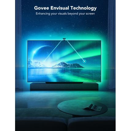 Govee - DreamView T2 DUAL TV 75-85 SMART LED Hintergrundbeleuchtung RGBIC Wi-Fi + Fernbedienung