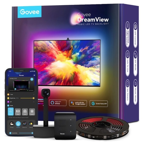 Govee - DreamView TV 55-65" SMART LED-Hintergrundbeleuchtung RGBIC Wi-Fi