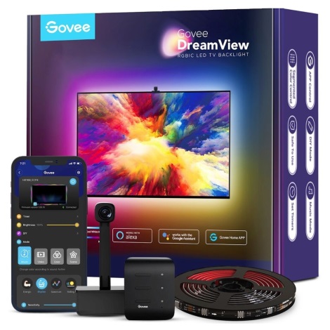 Govee - DreamView TV 75-85 SMART LED-Hintergrundbeleuchtung RGBIC Wi-Fi