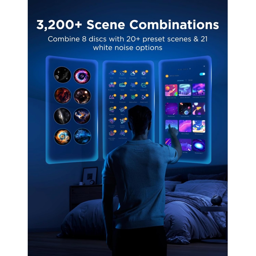 Govee - Galaxy Light Projector 2 Pro Matter mit Wi‑Fi-Lautsprecher