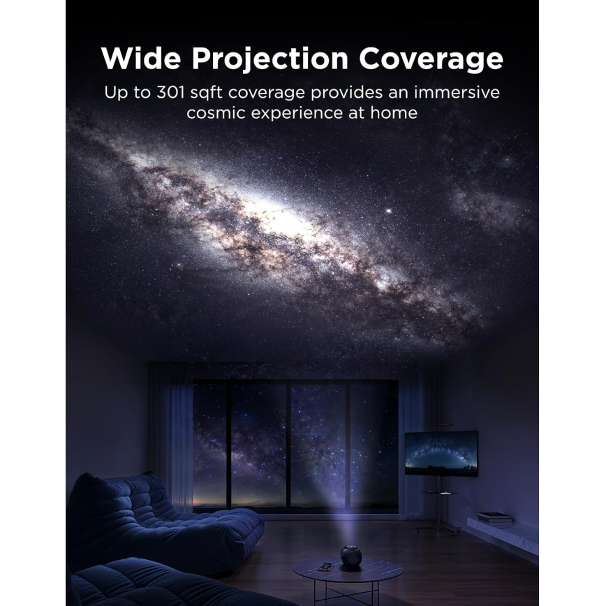 Govee - Galaxy Light Projector 2 Pro Matter mit Wi‑Fi-Lautsprecher