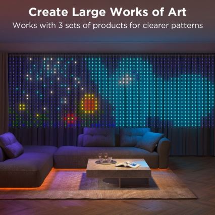 Govee - LED RGB Dimmbare Deko-Lichterkette für den Outdoor-Bereich LED/15W/230V IP65 Wi-Fi