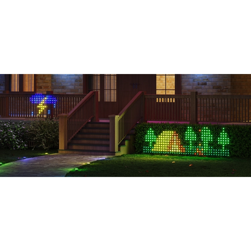 Govee - LED RGBIC Außen-Lichternetz 143x85cm Wi-Fi Matter IP65