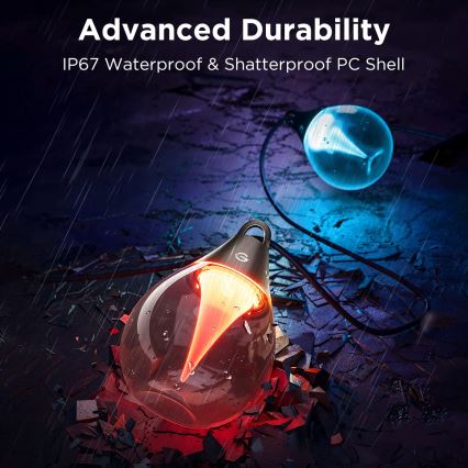 Govee - LED RGBICW Dimmbare Outdoor-Deko-Lichterkette LED/24W/230V IP67 2700-6500K Wi-Fi