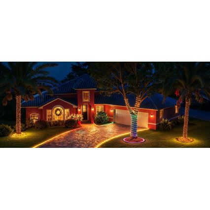 Govee - LED RGBICW Outdoor-Weihnachtslichterkette 2700-6500K 20m Wi-Fi Matter IP66