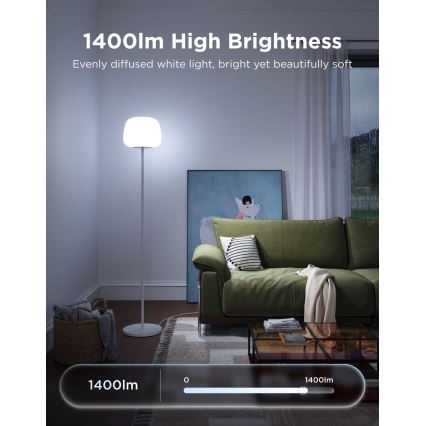 Govee - LED RGBICWW Dimmbare Stehleuchte LANTERN MATTER LED/24W/230V Wi-Fi 160 cm