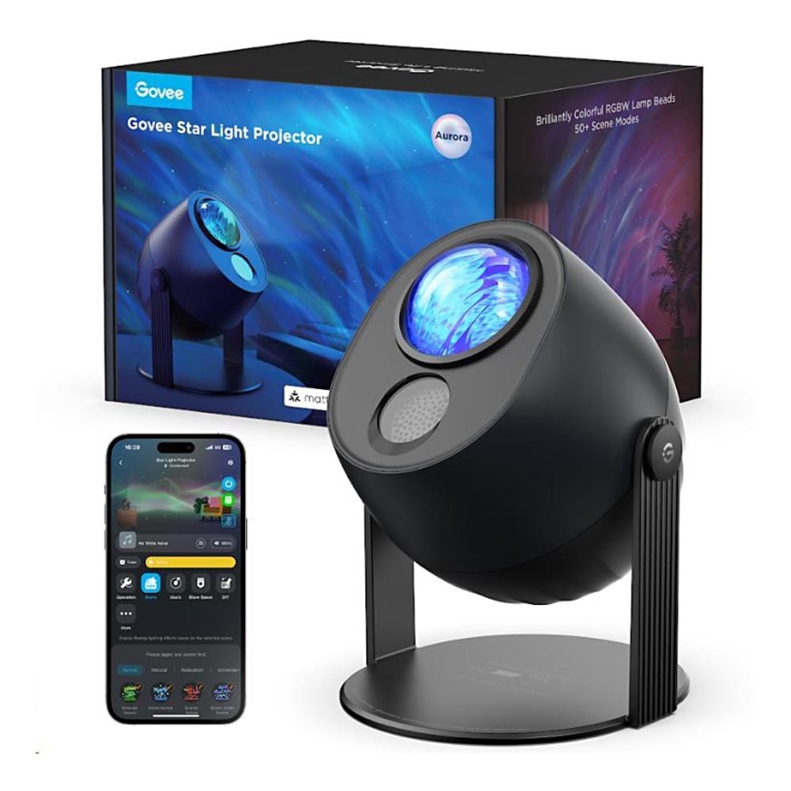 Govee - LED-RGBW-Projektor Galaxy Light Pro Wi-Fi Matter