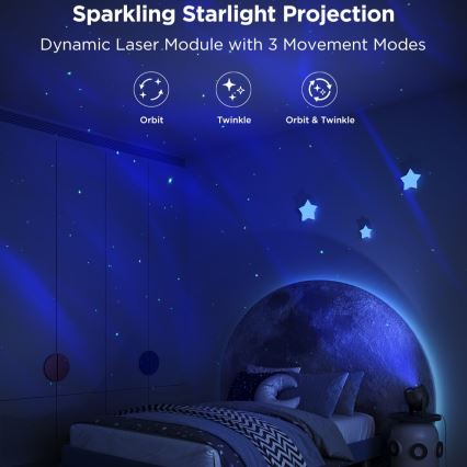 Govee - LED-RGBW-Projektor Galaxy Light Pro Wi-Fi Matter
