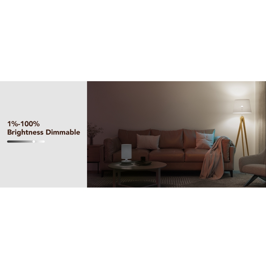 Govee - dimmbares LED-RGBWW-Leuchtmittel Smart MATTER E27/12W/230V 2700-6500K Wi-Fi