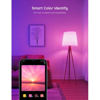 Govee - dimmbares LED-RGBWW-Leuchtmittel Smart MATTER E27/12W/230V 2700-6500K Wi-Fi