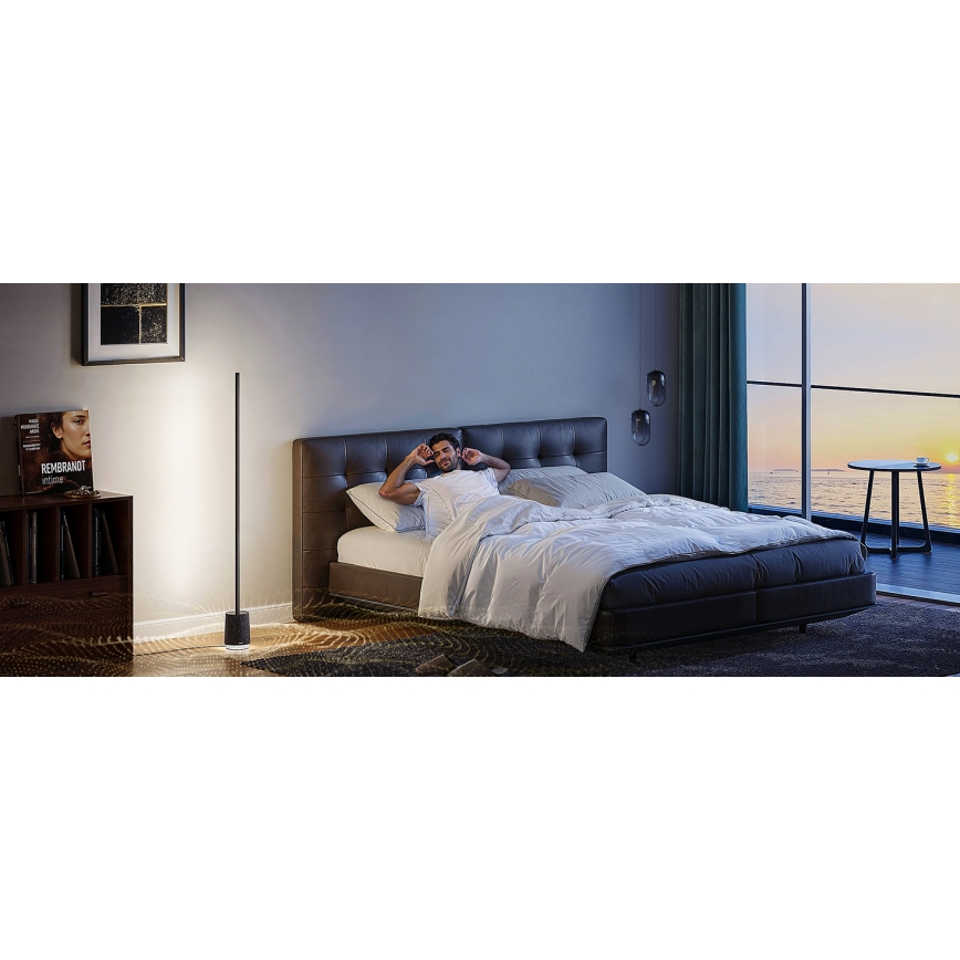 Govee - Dimmbare LED-Stehleuchte mit Lautsprecher Pro RGBICWW 2200-6500K Wi-Fi + Fernbedienung
