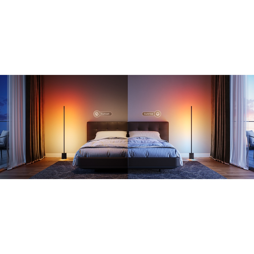 Govee - Dimmbare LED-Stehleuchte mit Lautsprecher Pro RGBICWW 2200-6500K Wi-Fi + Fernbedienung