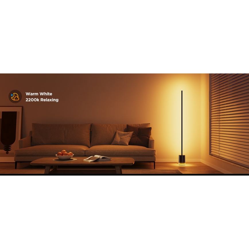 Govee - Dimmbare LED-Stehleuchte Smart MATTER LED RGBICWW 2200-6500K Wi-Fi + Fernbedienung