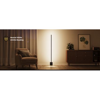 Govee - Dimmbare LED-Stehleuchte Smart MATTER LED RGBICWW 2200-6500K Wi-Fi + Fernbedienung