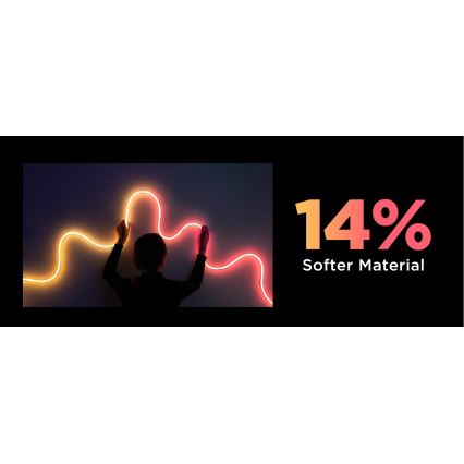 Govee - Neon 2 MATTER biegsamer LED-Streifen 3m RGBIC Wi-Fi IP67