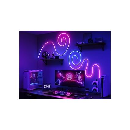 Govee - Neon 2 MATTER biegsamer LED-Streifen 5m RGBIC Wi-Fi IP67