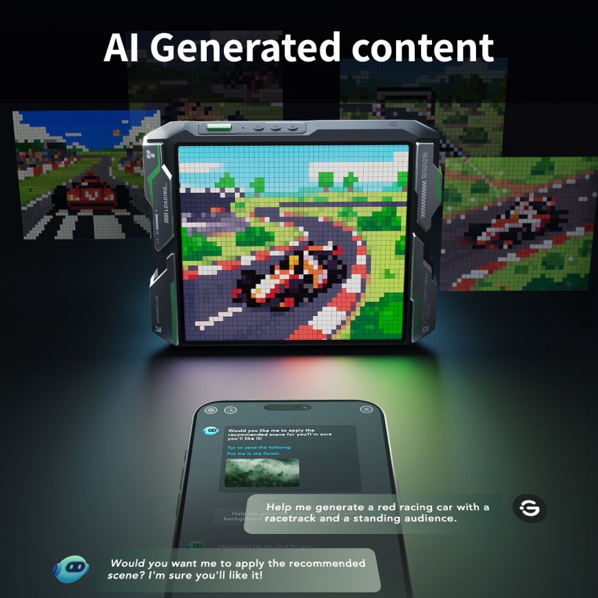 Govee - Pixel Light 1024 LED-Panel Matter LED/12W/12V Wi-Fi