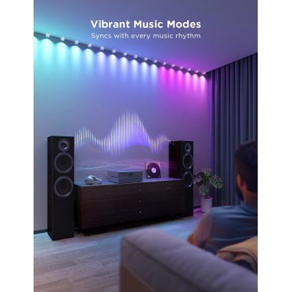 Govee - RGBIC LED String Einbauleuchte 5m Wi-Fi