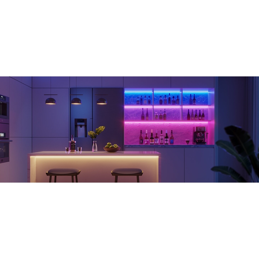 Govee - RGBICW Dimmbarer LED-Streifen COB 3780 Dioden 3m Wi-Fi Matter