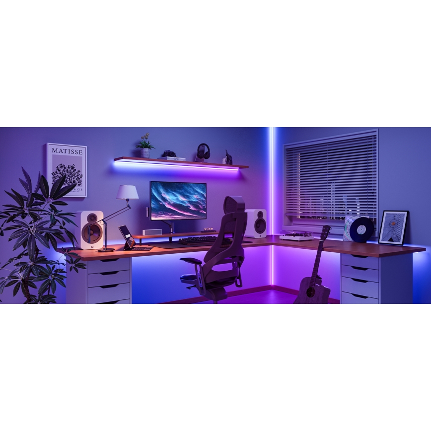 Govee - RGBICW Dimmbarer LED-Streifen COB 3780 Dioden 3m Wi-Fi Matter