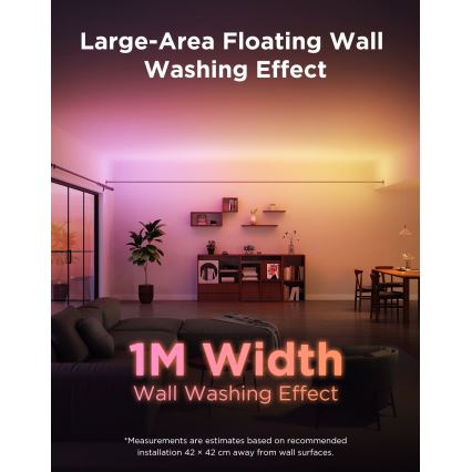 Govee – RGBICWW hängender LED-Streifen, 36 W / 24 V, 4 m, Skyline Matter, WLAN