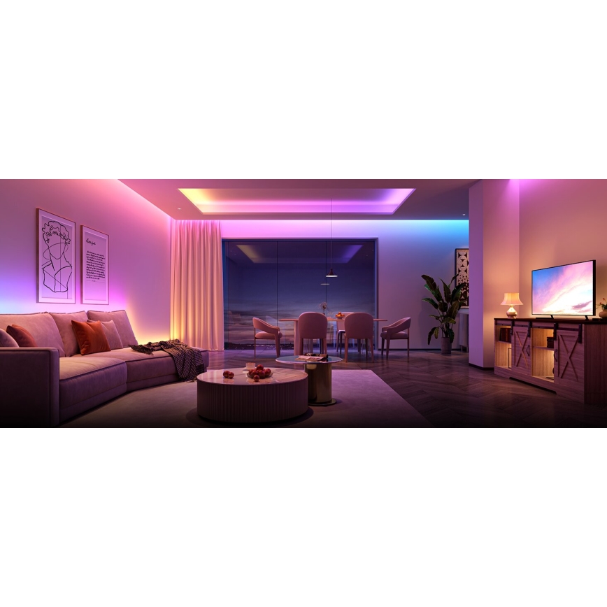 Govee - RGBWWIC Dimmbarer LED-Streifen Streifen Beleuchtung 2 Pro 5m Wi-Fi Matter