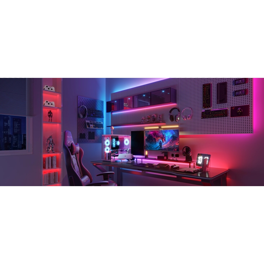 Govee - RGBWWIC Dimmbarer LED-Streifen Streifen Beleuchtung 2 Pro 5m Wi-Fi Matter