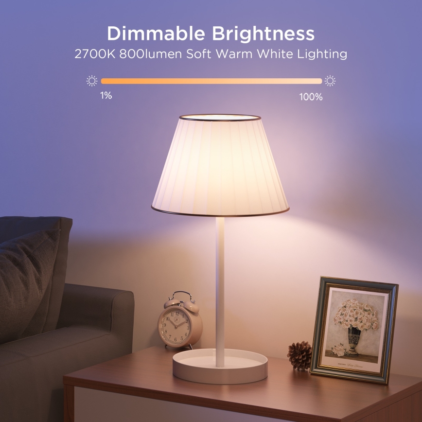 Govee - 2er-Set dimmbare LED-Lampen Smart MATTER A60 E27/9W/230V 2700-6500K Wi-Fi