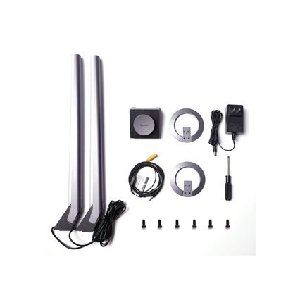 Govee - 2er-Set Smart Gaming Wi-Fi LED RGBIC Panely + Smart Dual weiß + Fernbedienung