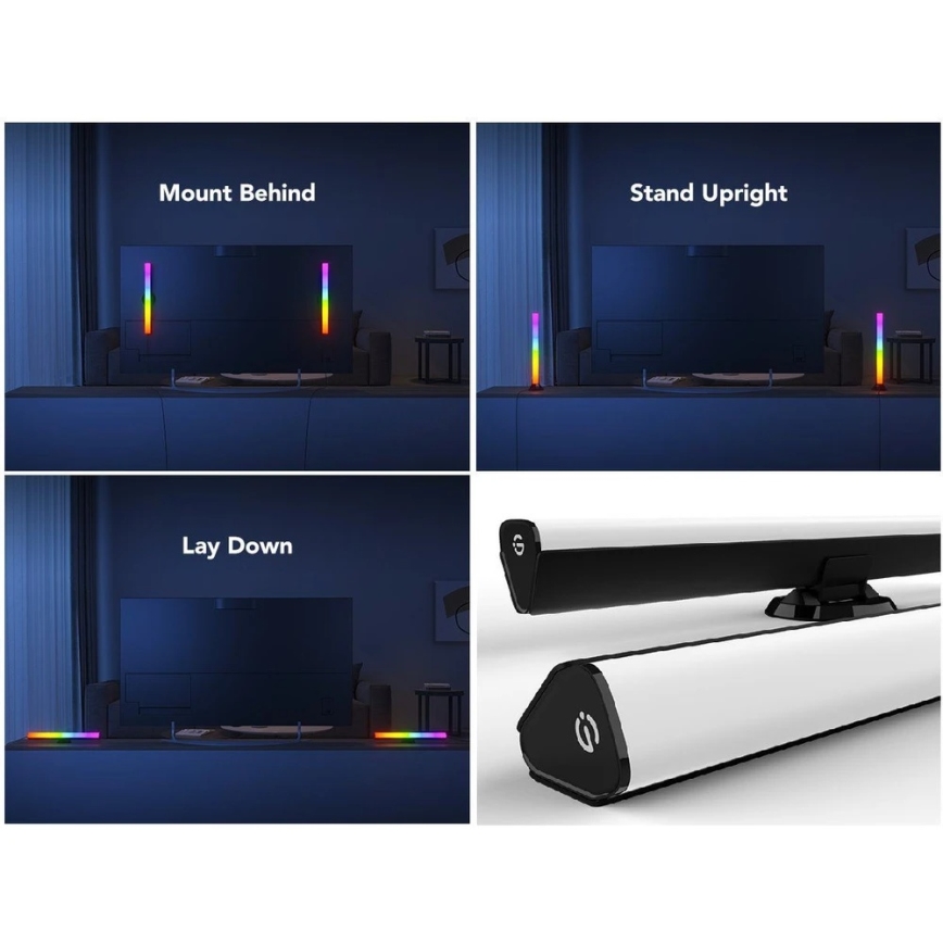 Govee - SMART LED RGBIC Panel 38cm für TV 43-75 - 2er-Pack Wi-Fi