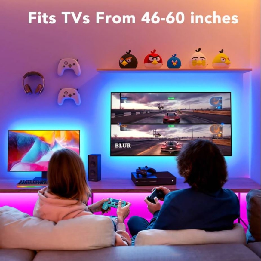 Govee - TV 46-60" SMART LED Hintergrundbeleuchtung RGB + Fernbedienung