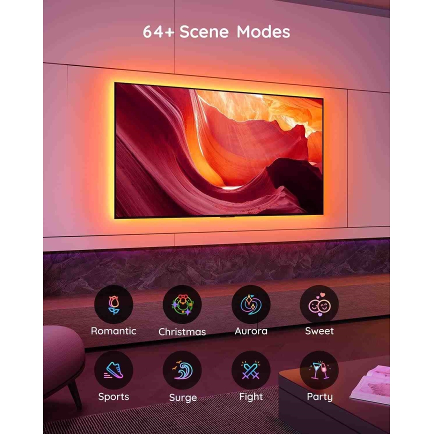 Govee - TV 46-60 SMART-RGB-LED-Hintergrundbeleuchtung