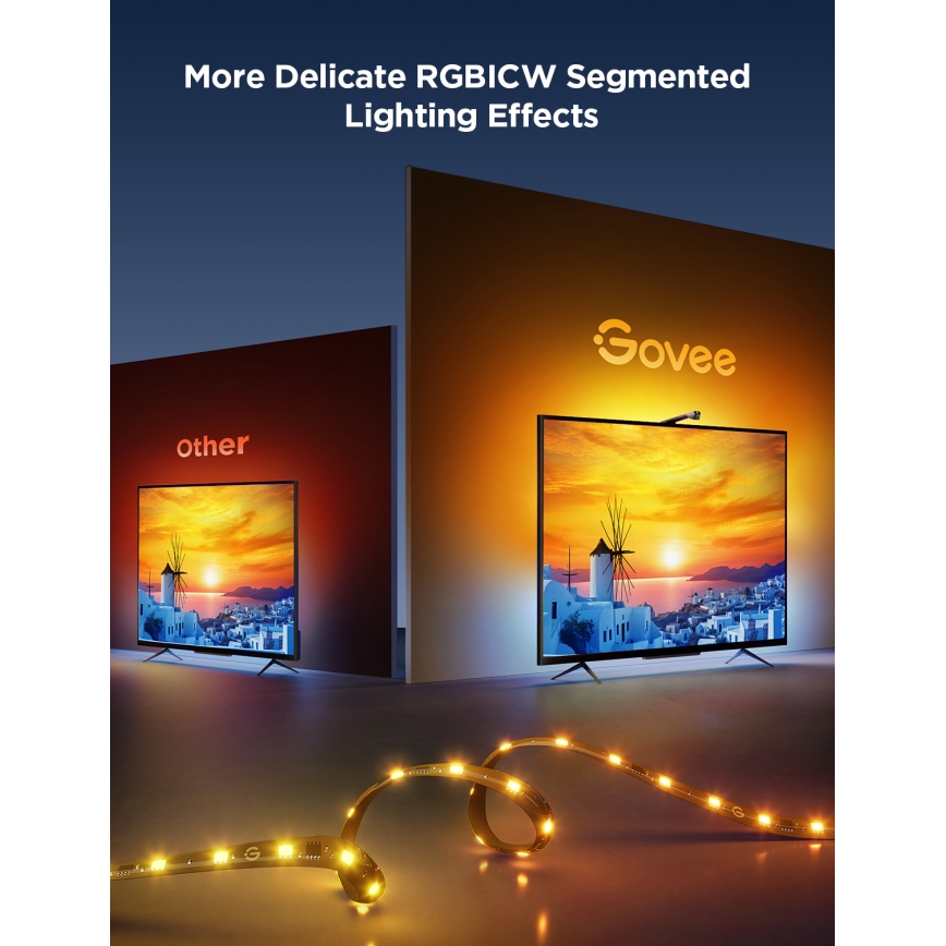 Govee - TV Backlight 3 Lite TV 75-85" SMART LED-Hintergrundbeleuchtung RGBICW Wi-Fi IP67