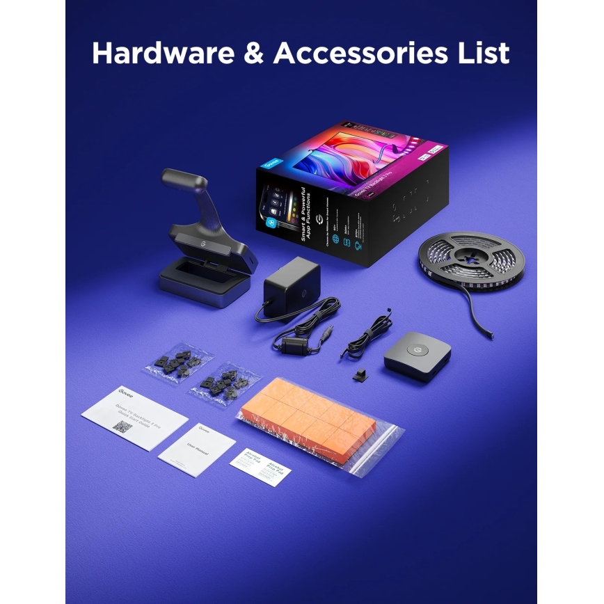 Govee - TV Backlight 3 Pro 55-65 Smarte LED-Hintergrundbeleuchtung RGBIC WLAN