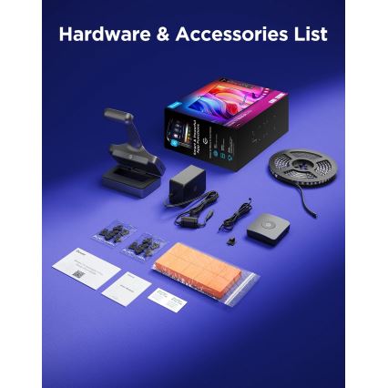 Govee - TV-Hintergrundbeleuchtung 3 Pro 75-85 SMART LED RGBIC Wi-Fi