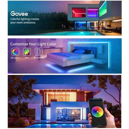 Govee - Wi-Fi RGB Smart LED-Streifen 5m