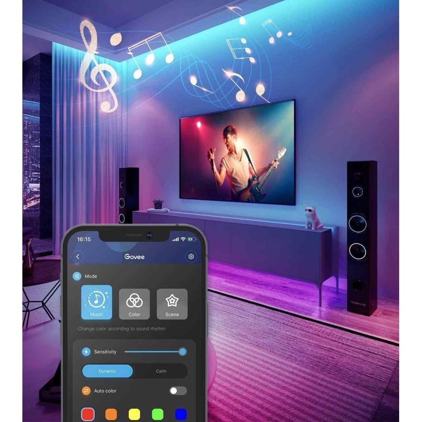 Govee - Wi-Fi RGB Smart LED-Streifen 5m
