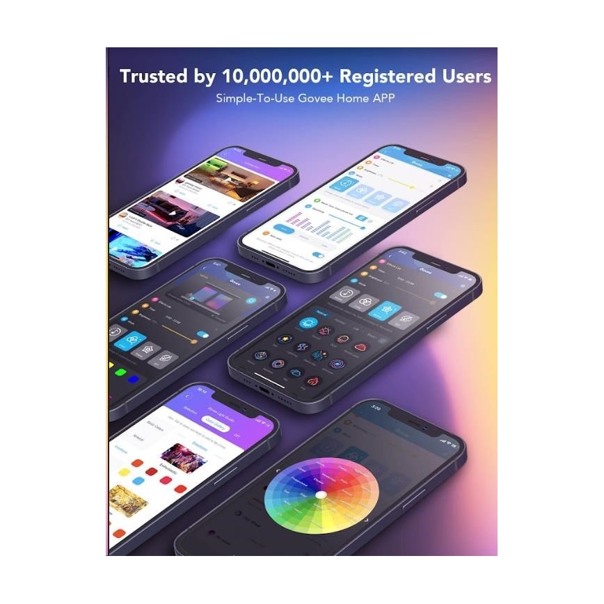 Govee - Wi-Fi RGBIC PRO Smart LED-Streifen 10 m