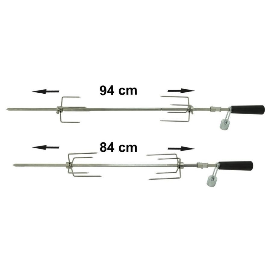 Grillspieß mit Motor 230V