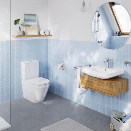GROHE 102513SH00 - WC-Komplettset EURO CERAMIC 67,3 x 37,6 x 79,2 cm Keramik/weiß