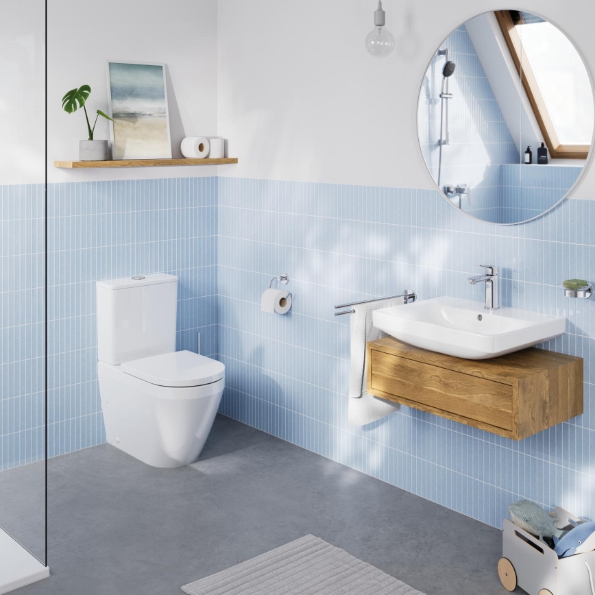GROHE 102513SH00 - WC-Komplettset EURO CERAMIC 67,3 x 37,6 x 79,2 cm Keramik/weiß